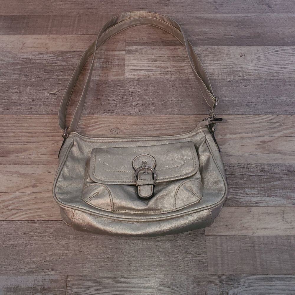 Rosetti shimmery gold crossbody bag